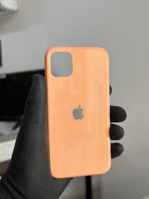 Slim Fit Shiny Apricot Back Cover for iPhone 11
